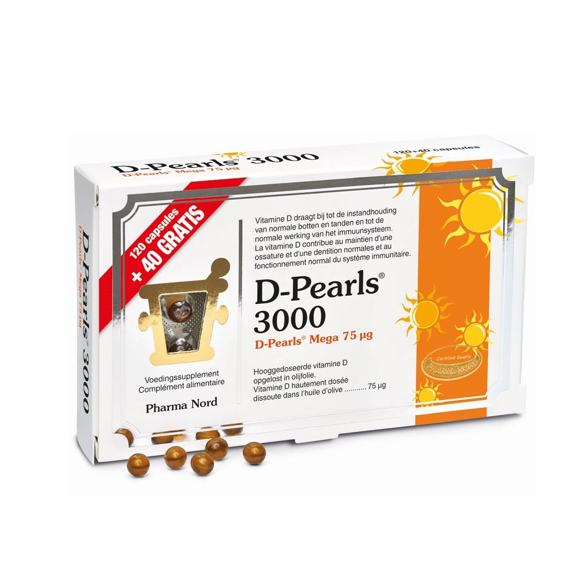 d pearls 3000 80 capsules + 40 gratuites