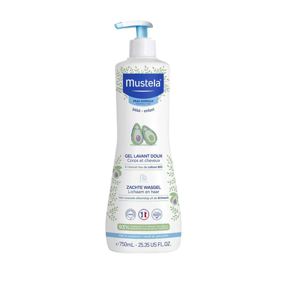 mustela bébé gel lavant doux 750ml