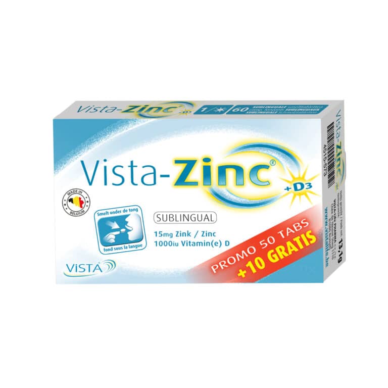 vista zinc 60 comprimés fondants