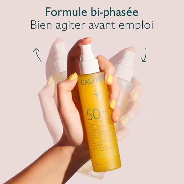 eau solaire très haute protection spf50+ 150ml