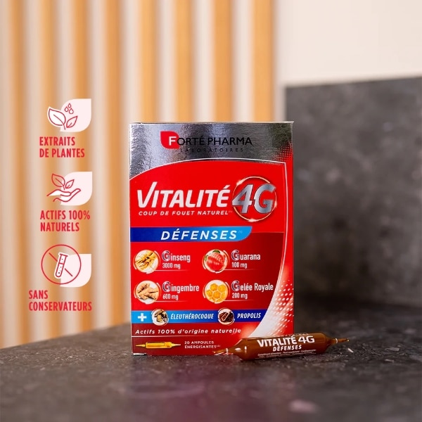 vitalité 4g défenses 20 ampoules