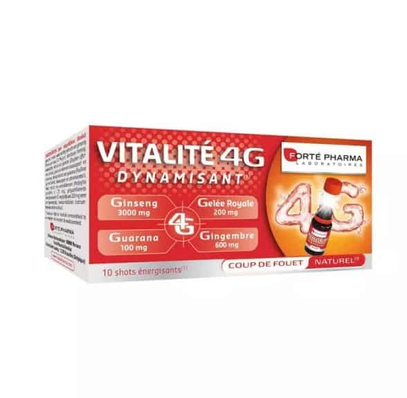 vitalité 4g shots dynamisants