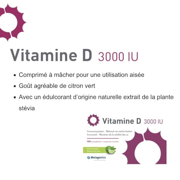 vitamine d 3000 ui 168 comprimés