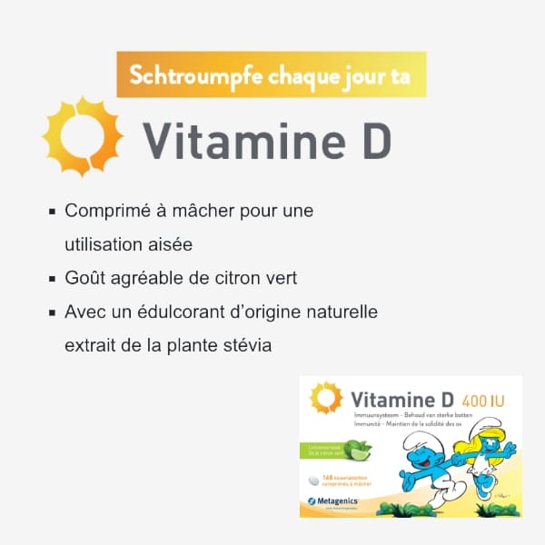 vitamine d 400ui 168 comprimés