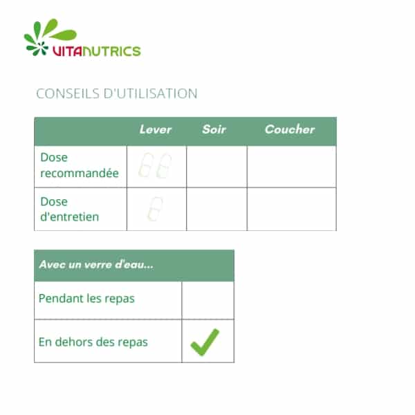 vitasynergie fatigue & tonus 60 gélules