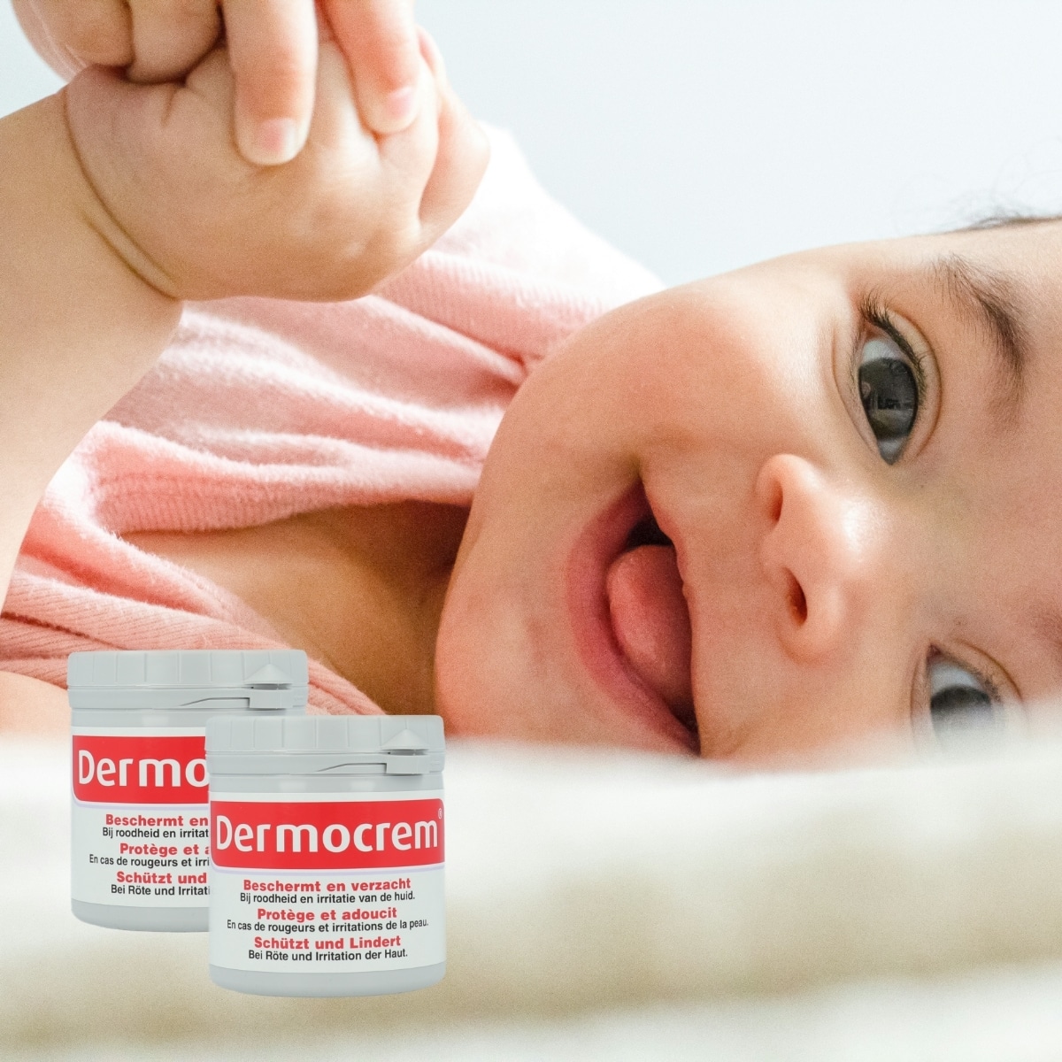 dermocrem 1 + 1 protège et adoucit la peau de votre enfant