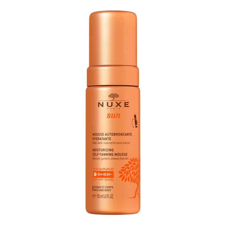 mousse autobronzante hydratante, nuxe sun 150ml
