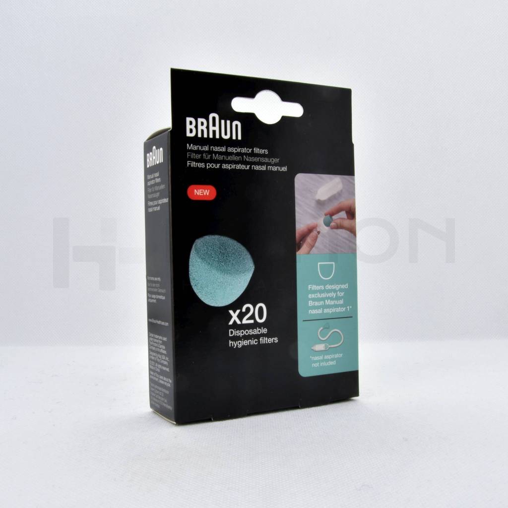 braun filtre aspirateur nasal 20pieces 0230