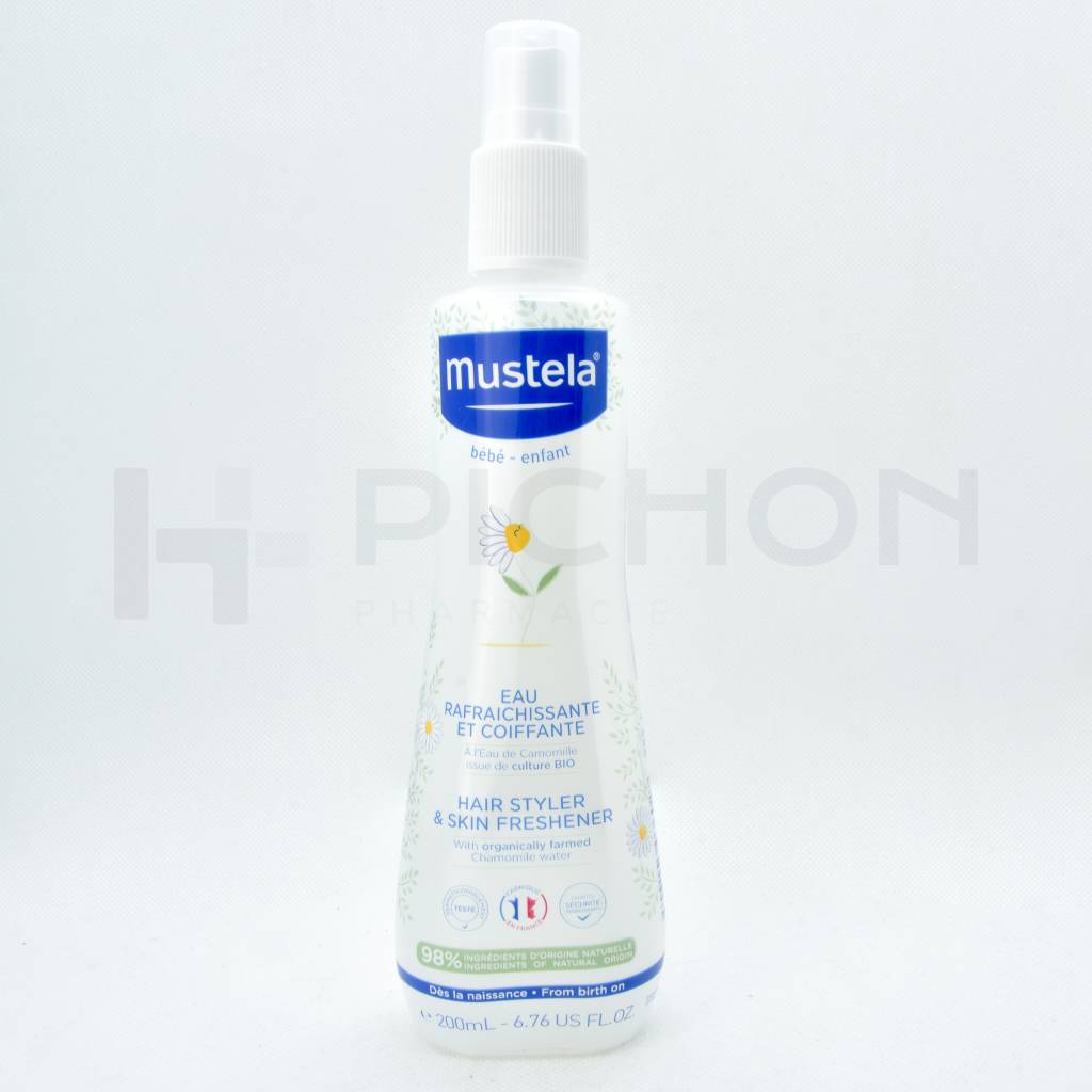 mustela bebe eau rafraichissante et coiffante 200ml 0243