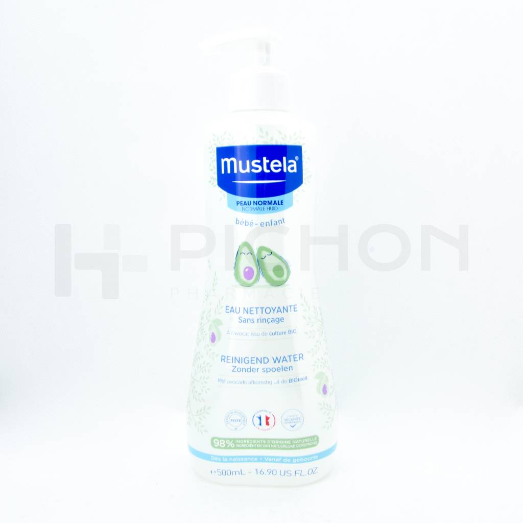 mustela eau nettoyante 500ml 0286