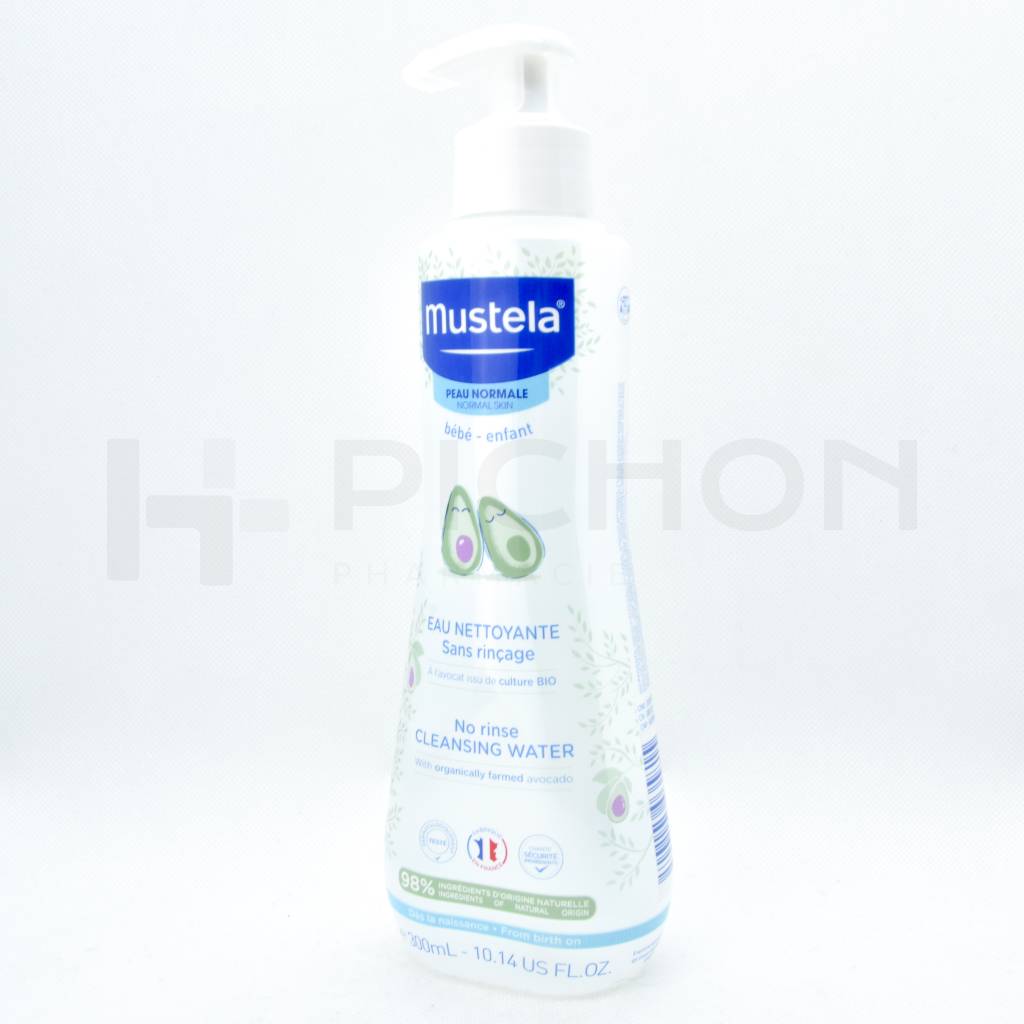 mustela eau nettoyante sans rincage 300ml 0269