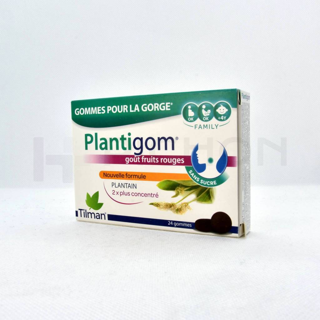 tilman plantigom pour la gorge gout fruits rouges 24gommes 0171