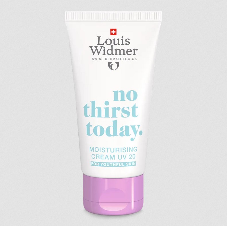 louis widmer moisturising cream uv 20 no thirst today 50ml