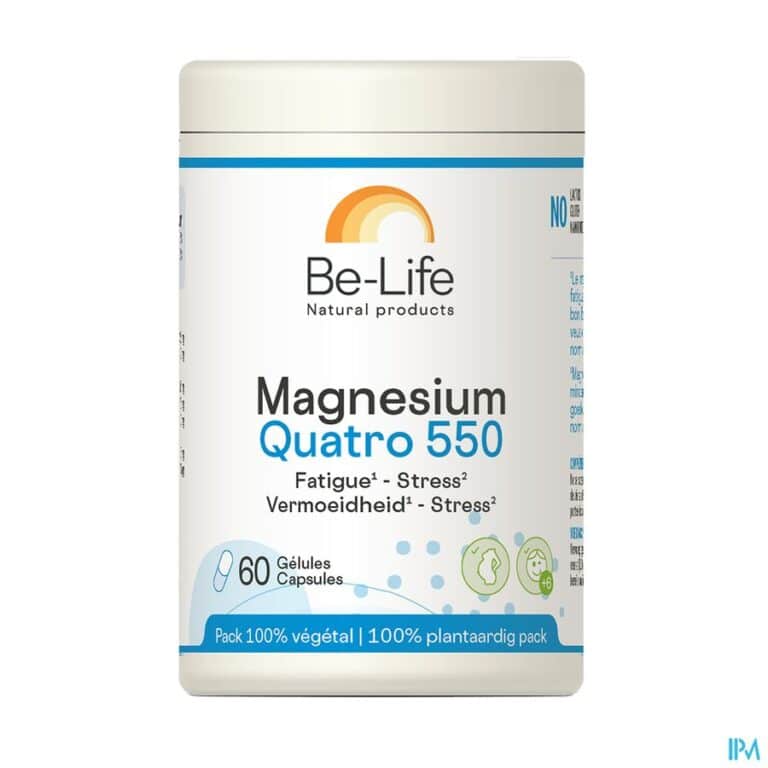 magnesium quatro 550 be life pot caps 60