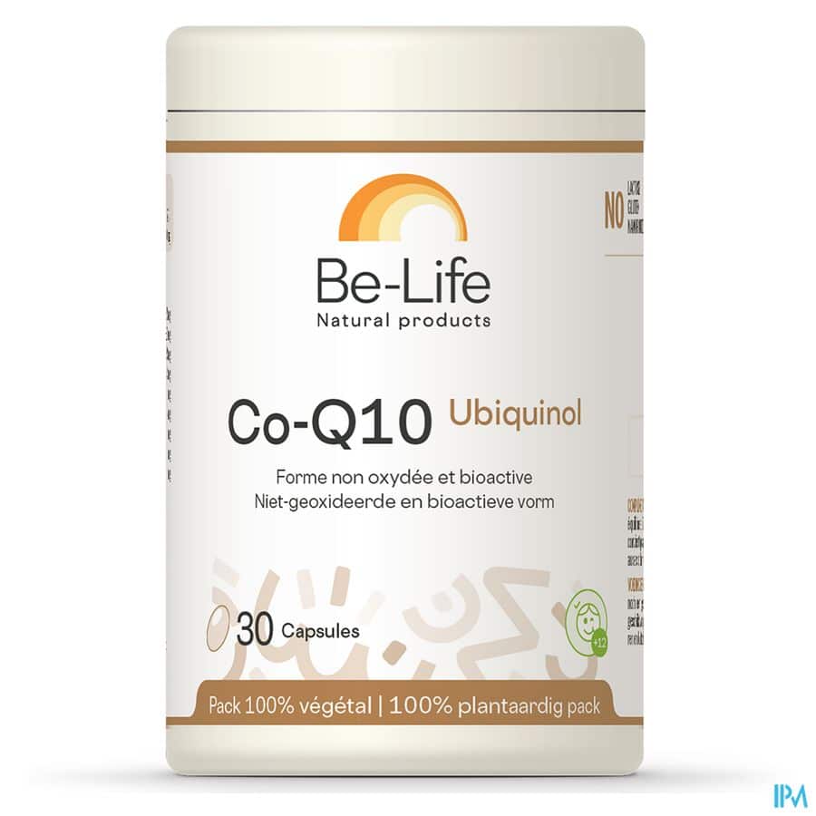 co q10 ubiquinol be life caps 30