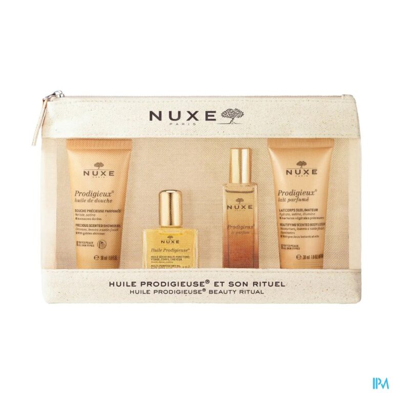 nuxe trousse voyage prodigieux 4 prod.