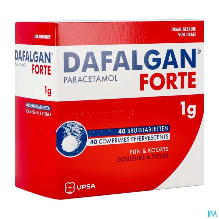 dafalgan 1g 40 comprimés effervescents