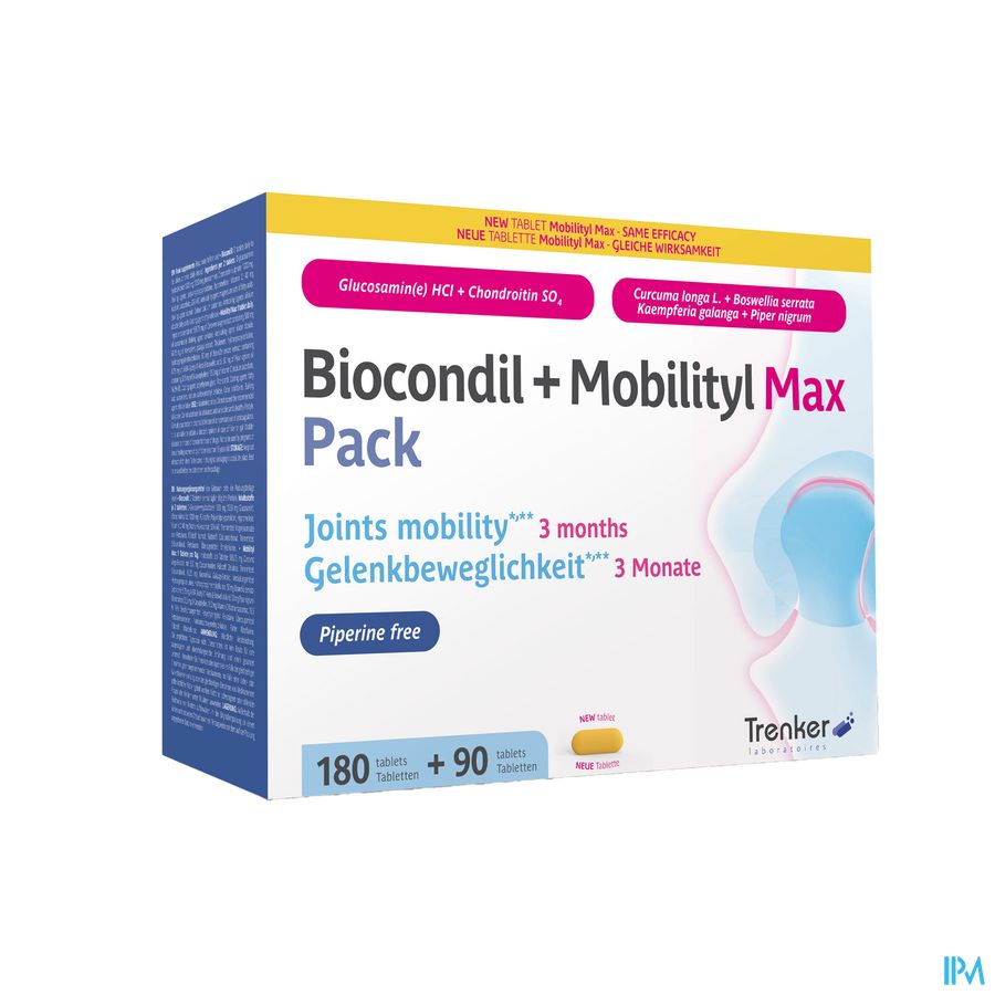 biocondil+mobilityl max pack comp 180+comp 90 nf